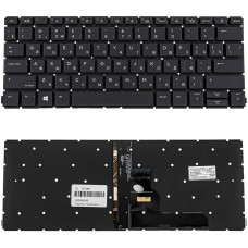 Клавиатура для ноутбука HP (EliteBook 630 G10) rus, black, без фрейма, подсветка клавиш