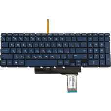 Клавиатура для ноутбука HP (Victus 16-E) rus, dark blue, без фрейма, подсветка клавиш