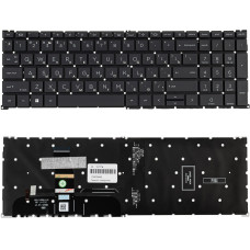 Клавиатура для ноутбука HP (ZBook: 16 G9) rus, black, подсветка клавиш, без фрейма