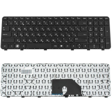 Клавиатура для ноутбука HP (Pavilion: dv6-6000, dv6-6b, dv6-6c), rus, black, с фреймом