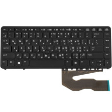 Клавиатура для ноутбука HP (EliteBook: 840, 850) rus, black, подсветка клавиш, с джойстиком (ОРИГИНАЛ)