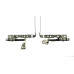 Уценка! следы коррозии! петли для ноутбука HP PAVILION DV4-1000, DV4-2000 series (AM03V000320 + AM03V000420) (левая+правая)
