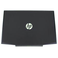 Крышка дисплея для ноутбука HP (Pavilion: 15-CX), black (green logo), оригинал