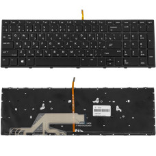 Клавиатура для ноутбука HP (ProBook: 450 G5, 455 G5) rus, black, подсветка клавиш