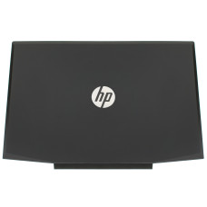 Крышка дисплея для ноутбука HP (Pavilion: 15-CX), black (silver logo)