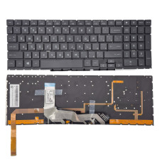 Клавіатура HP Omen 15-EK/15-EN/16-B/16-K, чорна RU, RGB 4 зони, Intel, Original