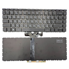Клавіатура для HP Pavilion X360 14-CC/14-CD/14M-CD/14T-CD/14-BA/14T-BA/14M-BA/14-BS/14-BK, 240/245/246 G6, RU чорна, з підсвіткою