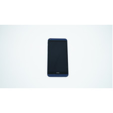 Дисплей для смартфона (телефона) HTC Desire 816, Desire 816w, blue (в сборе с тачскрином)(с рамкой)(желтый шлейф)