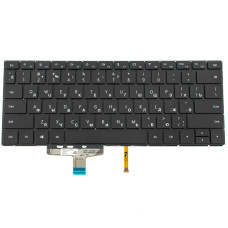 Клавиатура для ноутбука HUAWEI (W19 series) rus, black, без фрейма, подсветка клавиш