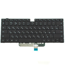 Клавиатура для ноутбука HUAWEI (W29 series) rus, black, без фрейма, подсветка клавиш