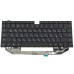 Клавиатура для ноутбука HUAWEI (W19C, W19B) rus, black, без фрейма, подсветка клавиш