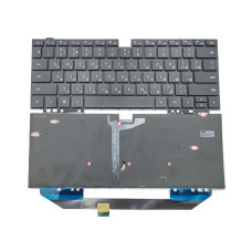 Клавіатура для Huawei MateBook X Pro W19C W19B W29C MACH-W19 (RU Black з підсвіткою) оригінал