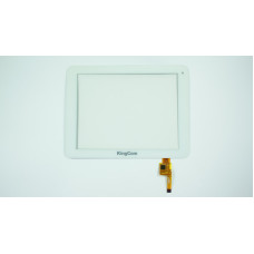 Тачскрин (сенсорное стекло) для IconBIT NetTAB PARUS II, TOPSUN_D0001_A2, 8", внешний размер 196*150 мм, рабочий размер 163*122 мм, 12 pin, белый