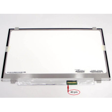 Матриця 14" Slim 1366×768, 40pin, вушка верх/низ, Innolux N140BGE-L43, глянцева