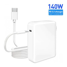 KFD 140W USB-C Type-C блок живлення (зарядне, мережевий адаптер) до ноутбуків, планшетів, телефонів | шнур USB-C 1.8м в комплекті