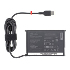 Оригинальный блок питания для ноутбука LENOVO 20V, 6.75A, 135W, USB+pin (Square 5 Pin DC Plug), 3 pin, black, SLIM OVALE