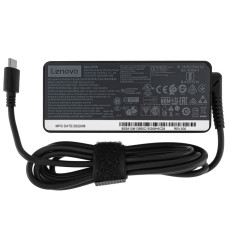 Оригинальный блок питания для ноутбука LENOVO TYPE-C 65W, Black, RECTANGULAR