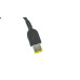 Оригинальный блок питания для ноутбука LENOVO 20V, 6.75A, 135W, USB+pin (Square 5 Pin DC Plug), black, RECTANGULAR