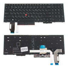 Клавиатура для ноутбука LENOVO (ThinkPad Edge: T590, L590) rus, black, подсветка клавиш