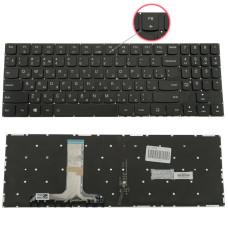 Клавиатура для ноутбука LENOVO (Legion: Y530-15) rus, black, без фрейма, подсветка клавиш (ОРИГИНАЛ) (black bezzel)