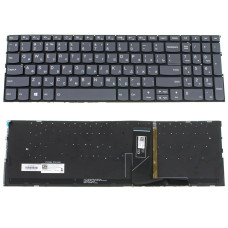 Клавиатура для ноутбука LENOVO (Yoga C740-15IMLL) rus, silver, без фрейма, подсветка клавиш