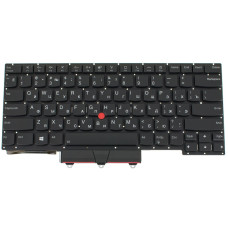 Клавиатура для ноутбука LENOVO (ThinkPad: E14 Gen 2) rus, black, без фрейма, подсветка клавиш