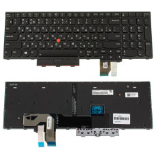 Клавиатура для ноутбука LENOVO (ThinkPad: P17 gen 1) rus, black, подсветка клавиш