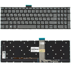 Клавиатура для ноутбука LENOVO (IdaPad: Slim 7-15 series), rus, black, без фрейма, подсветка клавиш