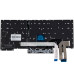 Клавиатура для ноутбука LENOVO (ThinkPad: T490s, T495s) rus, black, без фрейма, подсветка клавиш