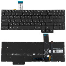 Клавиатура для ноутбука LENOVO (Legion: 5-15 series), rus, black, без фрейма, подсветка клавиш RGB (ОРИГИНАЛ)