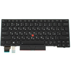 Клавіатура з підсвіткою для ноутбука Lenovo ThinkPad T14, чорна, RU-розкладка