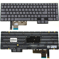 Клавиатура для ноутбука LENOVO (Legion: S7-15 series), rus, black, без фрейма, подсветка клавиш (RGB)
