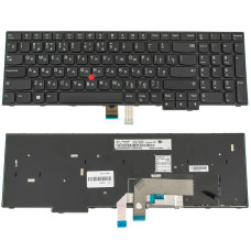 Клавиатура для ноутбука LENOVO (ThinkPad: E570, E575) rus, black (ОРИГИНАЛ)