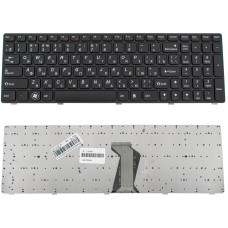 Клавиатура для ноутбука LENOVO (Y570) rus, black, black frame