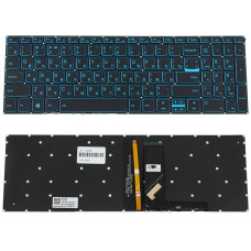 Клавиатура для ноутбука LENOVO (IdeaPad: L340-15 series) rus, onyx black, без фрейма, подсветка клавиш (DARK BLUE)  (ОРИГИНАЛ)