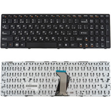 Клавиатура для ноутбука LENOVO (G580, G585, N580, N585, Z580, Z585) ukr, black, black frame