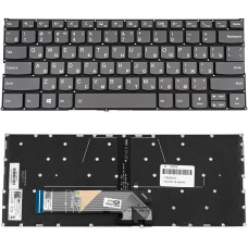 Клавиатура для ноутбука LENOVO (Yoga 730-13IKB, 730-15IKB), rus, onyx black, без фрейма, подсветка клавиш