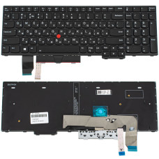 Клавиатура для ноутбука LENOVO (ThinkPad: P15, P17 gen 2) rus, black, подсветка клавиш (ОРИГИНАЛ)