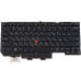 Клавиатура для ноутбука LENOVO (ThinkPad: X1 Carbon 5th Gen) rus, black, без фрейма, подсветка клавиш