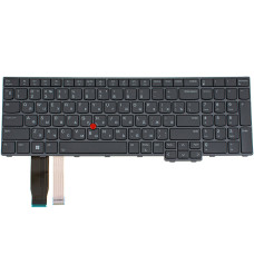 Клавиатура для ноутбука LENOVO (ThinkPad:T16, P16s Gen 1) rus, black, подсветка клавиш