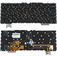 Клавиатура для ноутбука LENOVO (ThinkPad: Z13 Gen 1) rus, black, без фрейма, подсветка клавиш (ОРИГИНАЛ)
