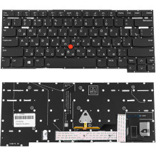 Клавиатура для ноутбука LENOVO (ThinkPad: P1 Gen 4) rus, black, без фрейма, подсветка клавиш (ОРИГИНАЛ)