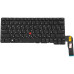 Клавиатура для ноутбука LENOVO (ThinkPad: E14 Gen 5) rus, black, без фрейма, подсветка клавиш (ОРИГИНАЛ)