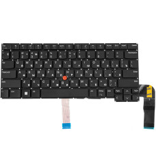 Клавиатура для ноутбука LENOVO (ThinkPad: E14 Gen 5) rus, black, без фрейма