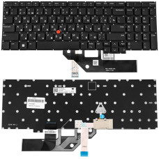 Клавиатура для ноутбука LENOVO (ThinkPad: E16 Gen 1) rus, black, без фрейма