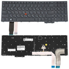 Клавиатура для ноутбука LENOVO (ThinkPad: L15 Gen 4) rus, storm gray, подсветка клавиш