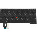 Клавиатура для ноутбука LENOVO (ThinkPad: T14, L14 Gen 3) rus, black, подсветка клавиш (ОРИГИНАЛ)