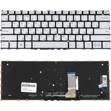 Клавиатура для ноутбука LENOVO (Yoga Slim 9 14IAP7) rus, silver, без фрейма, подсветка клавиш (ОРИГИНАЛ)