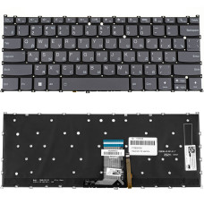 Клавиатура для ноутбука LENOVO (Yoga 7 14IRL8) rus, black, без фрейма, подсветка клавиш