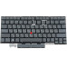 Клавиатура для ноутбука LENOVO (ThinkPad: X1 Yoga 8th Gen) rus, storm grey, без фрейма, подсветка клавиш (ОРИГИНАЛ)